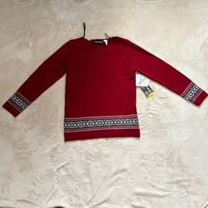 Sag harbor sweater dress shirt